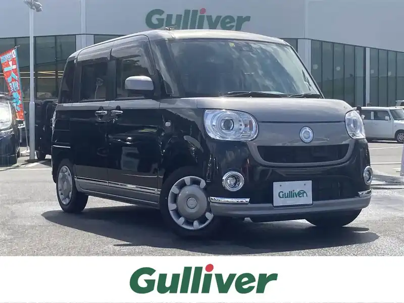 カタログ画像：ムーヴキャンバス（MOVE CANBUS） Ｘブラックインテリアリミテッド ＳＡⅢ 2019年10月 5BA-LA810S 660cc スムースグレーマイカメタリック×ブラックマイカメタリック 燃費19.6km / l メイン