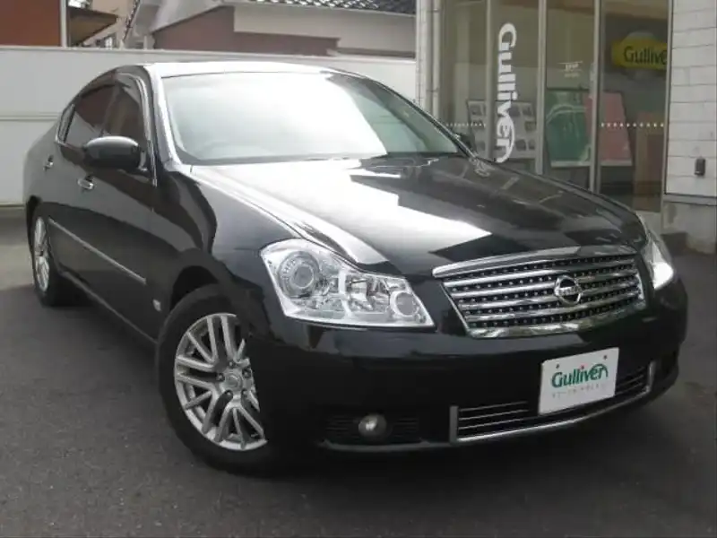 カタログ画像：フーガ（FUGA） ２５０ＸＶ ＶＩＰ 2006年5月 CBA-Y50 2500cc スーパーブラック 燃費11.2km / l  メイン