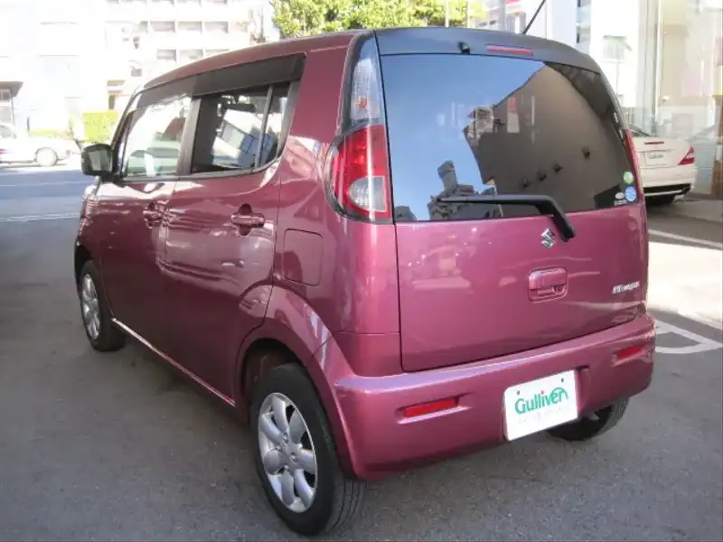 カタログ画像：ＭＲワゴン（MR WAGON） Ｔ 2012年5月 DBA-MF33S 660cc カシスピンクパールメタリック 燃費20.4km / l バック