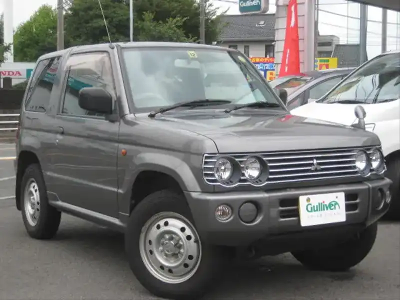 カタログ画像：パジェロミニ（PAJERO MINI） リンクスＶ 2001年10月 GF-H58A 660cc ダークグレー（Ｍ） メイン