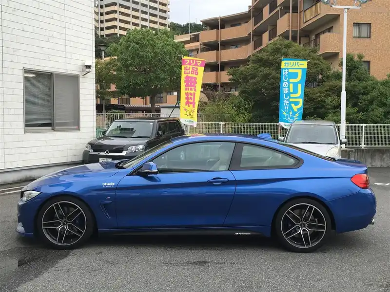 カタログ画像：４シリーズ（4 SERIES） ４２０ｉクーペ Ｍスポーツ 2018年1月 DBA-4N20 2000cc エストリル・ブルー（メタリック・カラー） 燃費16.0km / l 外装