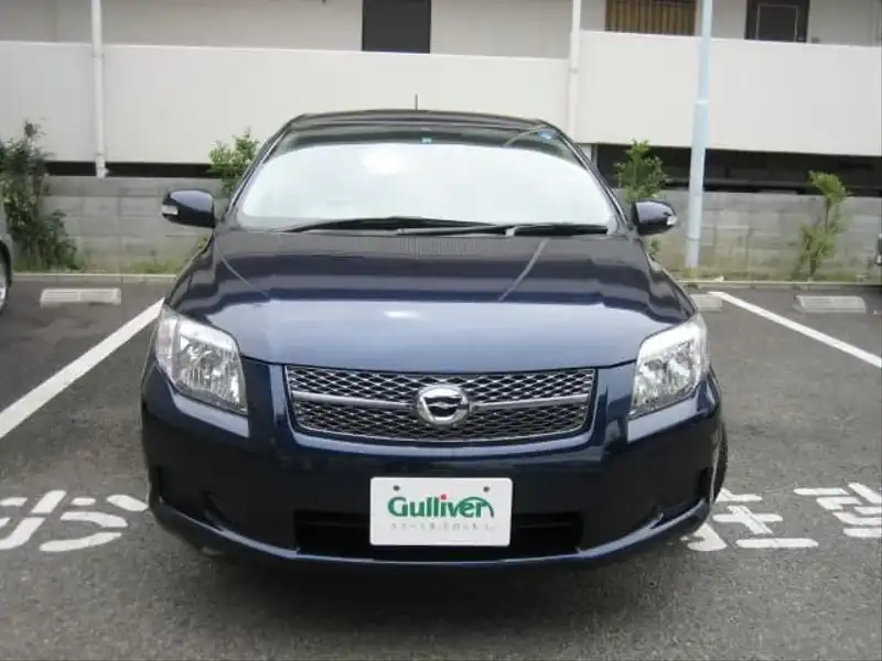 カタログ画像：カローラフィールダー（COROLLA FIELDER） １．５Ｘ Ｇエディション 2006年10月 DBA-NZE141G 1500cc ダークブルーマイカ 燃費18.0km / l  フロント