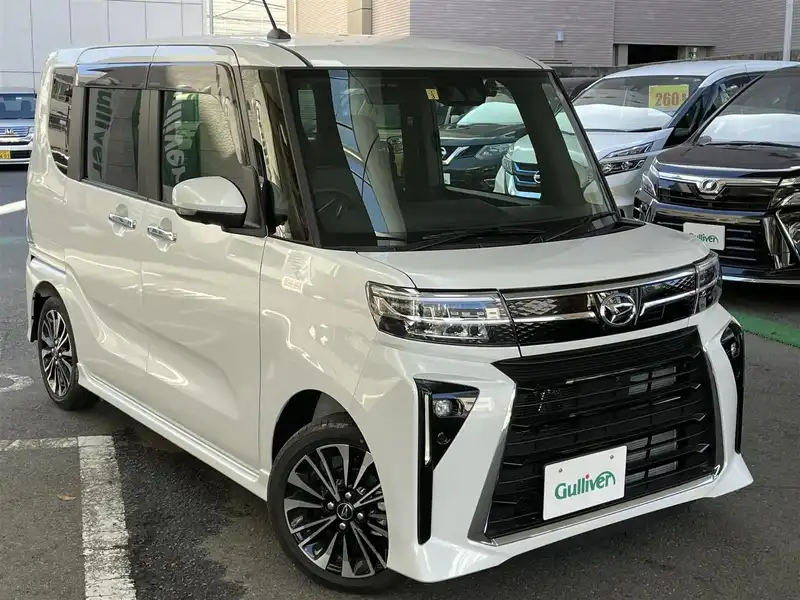 カタログ画像：タント（TANTO） カスタムＲＳ 2022年10月 5BA-LA660S 660cc ブラックマイカメタリック×シャイニングホワイトパールorシャイニングホワイトパール 燃費19.6km / l メイン