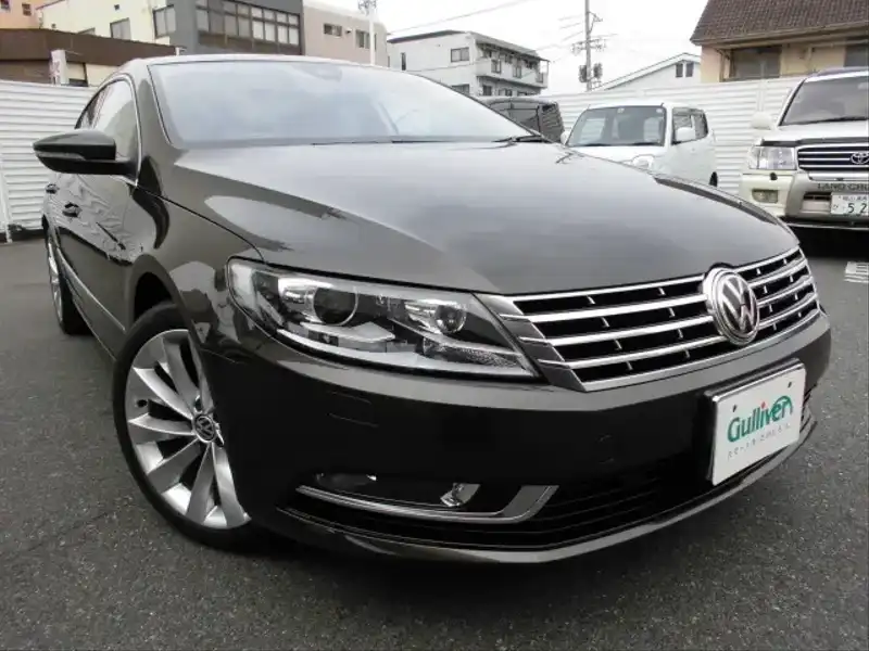 カタログ画像：フォルクスワーゲンＣＣ（VOLKSWAGEN CC） ＴＳＩ 2015年2月 ABA-3CCDAC 1800cc ディープブラックパールエフェクト 燃費13.4km / l メイン