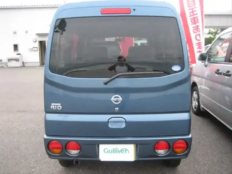 カタログ画像：クリッパーリオ（CLIPPER RIO） Ｅ ＦＯＵＲ 2007年6月 ABA-U72W 660cc ミディアムブルー（Ｐ） バック