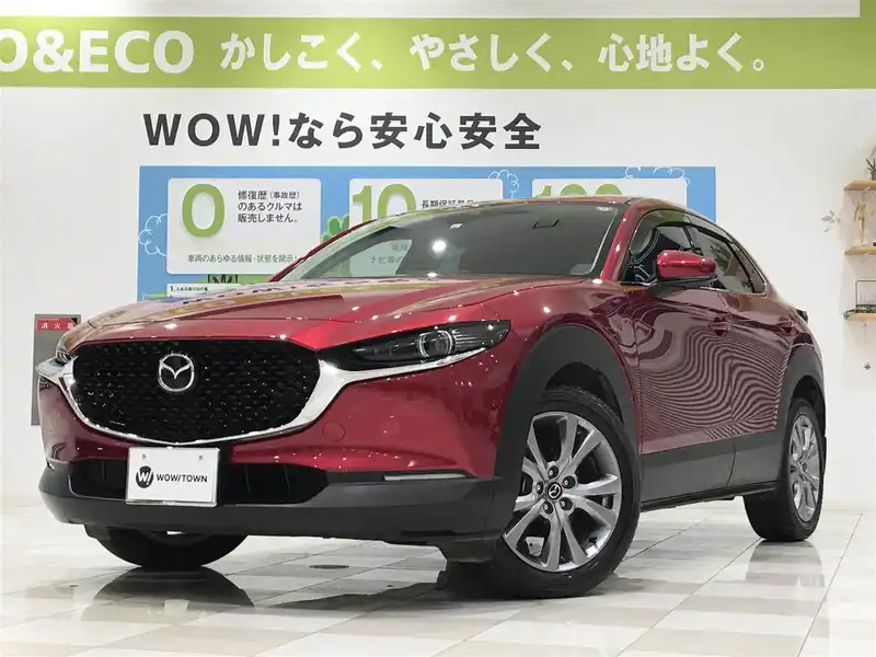 カタログ画像：ＣＸ－３０（CX-30） ＸＤ Ｌパッケージ 2021年4月 3DA-DM8P 1800cc ソウルレッドクリスタルメタリック 燃費18.4km / l メイン