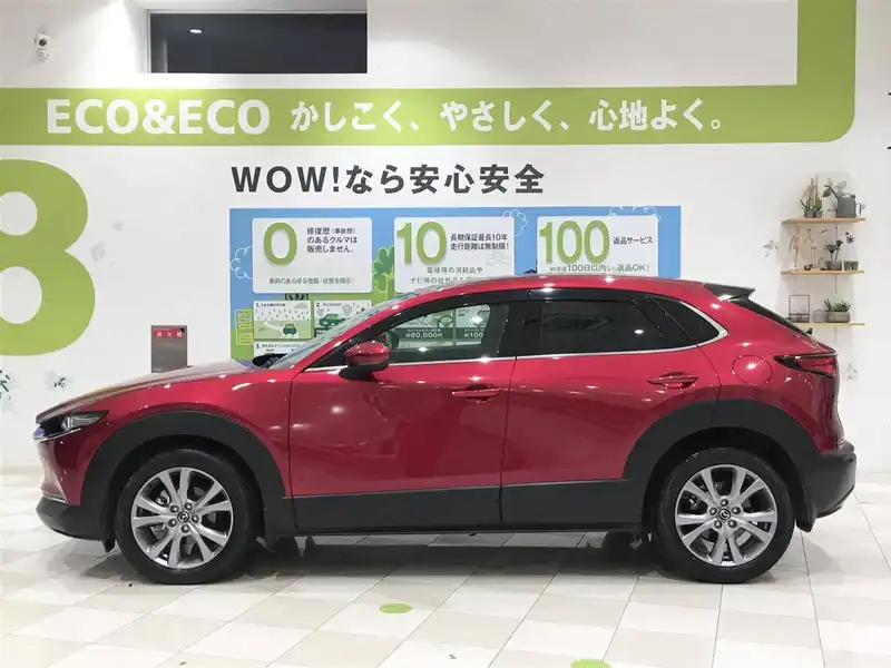 カタログ画像：ＣＸ－３０（CX-30） ＸＤ Ｌパッケージ 2019年10月 3DA-DM8P 1800cc ソウルレッドクリスタルメタリック 燃費18.4km / l 外装