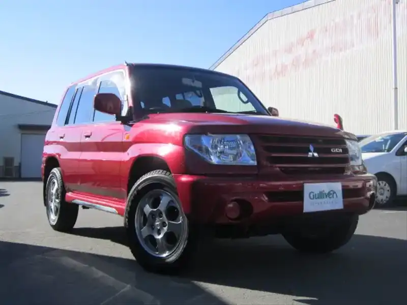 4007554 | カタログ画像：パジェロイオ（PAJERO IO） パールパッケージⅡ 2001年11月 GH-H77W 2000cc ローズレッド（メタリック塗装） メイン（その他）