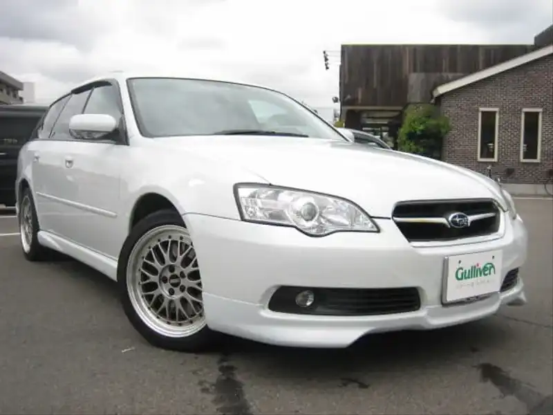 カタログ画像：レガシィツーリングワゴン（LEGACY TOURING WAGON） ３．０Ｒ ＳＩクルーズ 2007年5月 DBA-BPE 3000cc サテンホワイト・パール 燃費11.6km / l  メイン