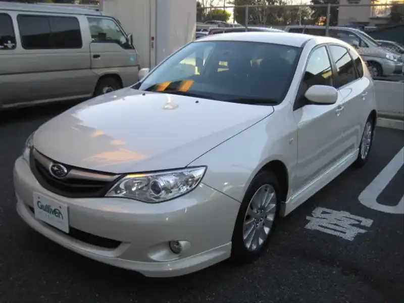 カタログ画像：インプレッサ（IMPREZA） １．５ｉ－Ｓ 2009年9月 DBA-GH2 1500cc サテンホワイト・パール 燃費15.0km / l  外装