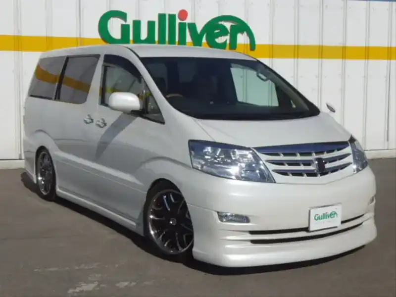 カタログ画像：アルファードＶ（ALPHARD V） ＭＸ 2007年6月 CBA-MNH10W 3000cc ホワイトパールクリスタルシャイン 燃費8.9km / l  メイン