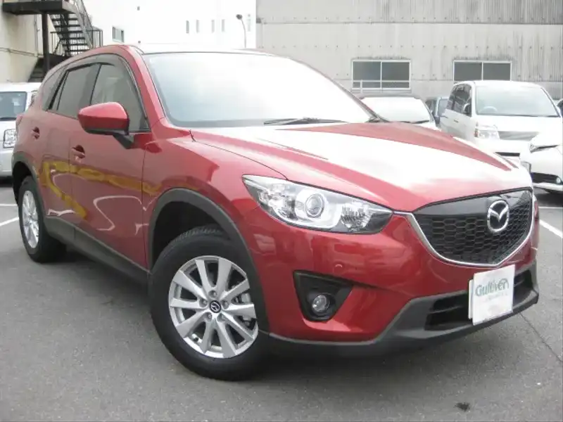 カタログ画像：ＣＸ－５（CX-5） ２０Ｓ 2012年12月 DBA-KEEFW 2000cc ジールレッドマイカ 燃費16.4km / l メイン（その他）