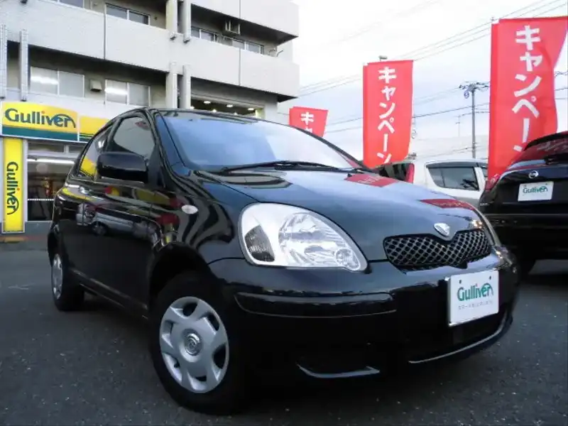 カタログ画像：ヴィッツ（VITZ） ペアスタイル 2004年2月 CBA-SCP10 1000cc ブラックマイカ 燃費19.6km / l  メイン（その他）