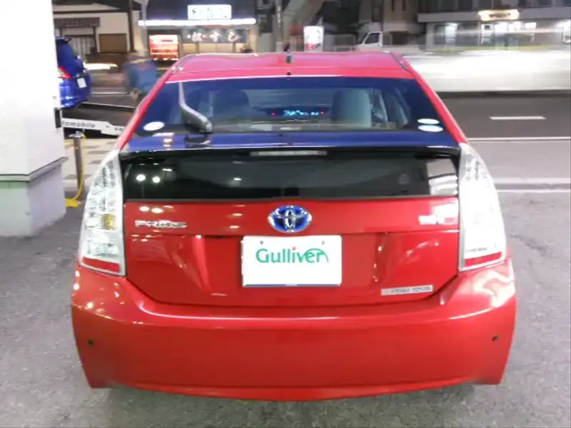 10055320 | カタログ画像：プリウス（PRIUS） Ｇ 2009年5月 DAA-ZVW30 1800cc レッドマイカメタリック バック