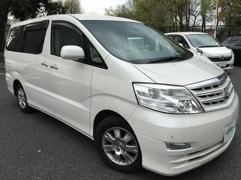 カタログ画像：アルファードＶ（ALPHARD V） ＭＺ サイドリフトアップシート装着車 2007年6月 CBA-MNH10W 3000cc ホワイトパールクリスタルシャイン 燃費8.9km / l  メイン