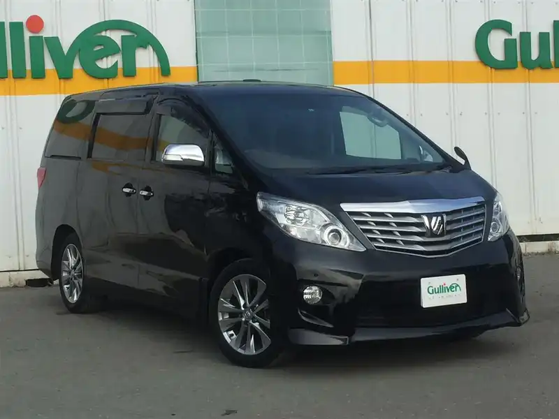 カタログ画像：アルファード（ALPHARD） ３５０Ｓ プライムセレクションⅡ タイプゴールド 2010年9月 DBA-GGH20W 3500cc ブラック 燃費9.5km / l  メイン