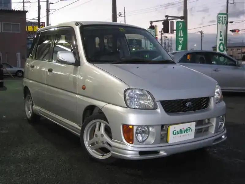 カタログ画像：プレオ（PLEO） ＲＳ 1998年10月 GF-RA1 660cc プラチナシルバー・メタリック 燃費16.6km / l  メイン（その他）