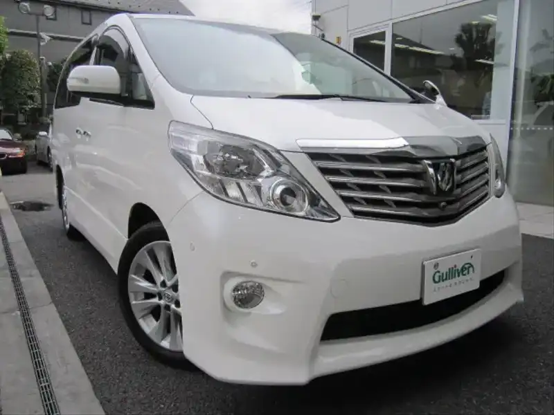 カタログ画像：アルファード（ALPHARD） ２４０Ｓ 2008年8月 DBA-ANH25W 2400cc ホワイトパールクリスタルシャイン 燃費11.4km / l  メイン