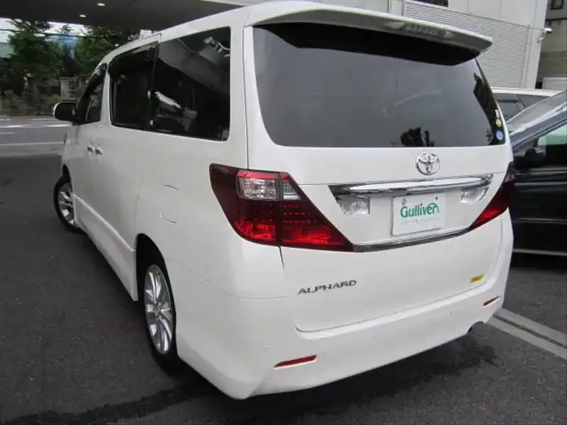 10047796 | カタログ画像：アルファード（ALPHARD） ２４０Ｓ 2008年8月 DBA-ANH25W 2400cc ホワイトパールクリスタルシャイン バック