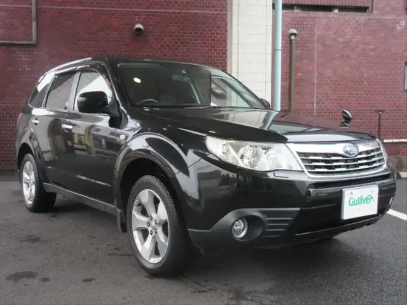 カタログ画像：フォレスター（FORESTER） ２．０ＸＳ ブラックレザーリミテッド 2008年8月 DBA-SH5 2000cc オブシディアンブラック・パール 燃費13.8km / l  メイン（その他）