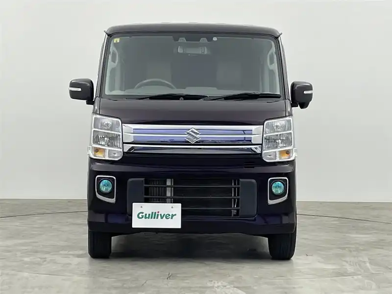 カタログ画像：エブリイワゴン（EVERY WAGON） ＰＺターボスペシャル ハイルーフ 2022年4月 3BA-DA17W 660cc ブルーイッシュブラックパール３ 燃費13.3km / l フロント