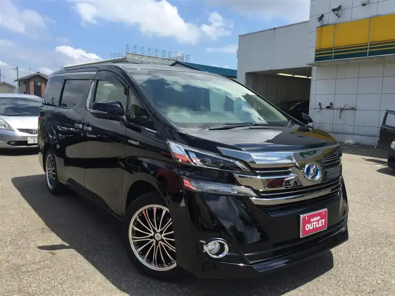 カタログ画像：ヴェルファイアハイブリッド（VELLFIRE HYBRID） ハイブリッドＸ 2015年1月 DAA-AYH30W 2500cc ブラック 燃費19.4km / l メイン（その他）