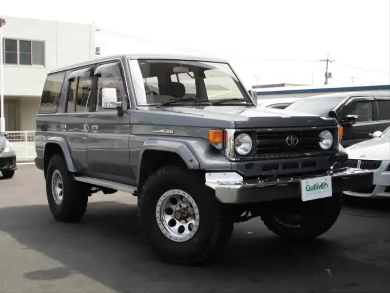 カタログ画像：ランドクルーザー７０（LAND CRUISER 70） ＺＸ ４ドア 1996年8月 KC-HZJ77HV 4200cc グレーメタリックオパール メイン（その他）