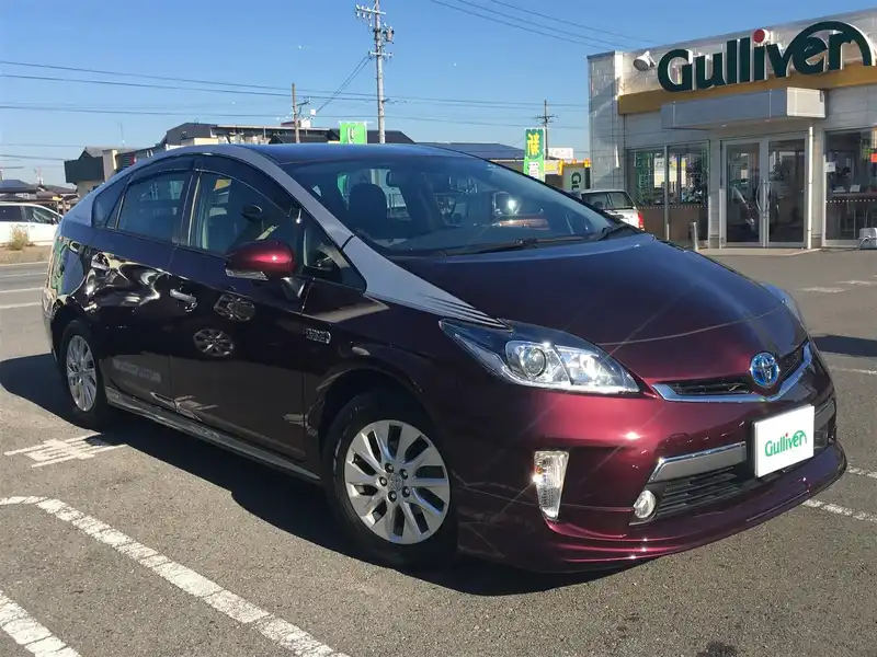 カタログ画像：プリウスＰＨＶ（PRIUS PHV） Ｇ 2014年4月 DLA-ZVW35 1800cc ボルドーマイカ 燃費31.6km / l メイン（その他）