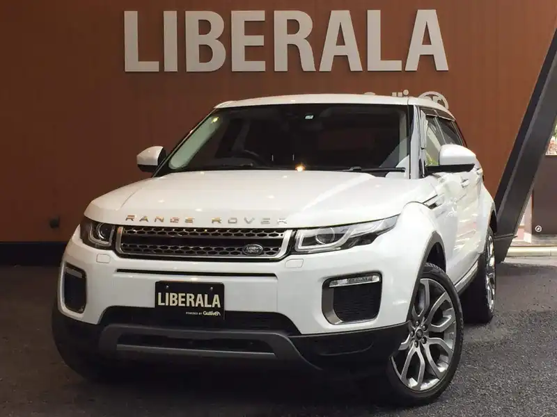 カタログ画像：レンジローバーイヴォーク（RANGE ROVER EVOQUE） ＨＳＥ 2016年9月 CBA-LV2A 2000cc フジ・ホワイトorユーロン・ホワイト 燃費10.6km / l フロント