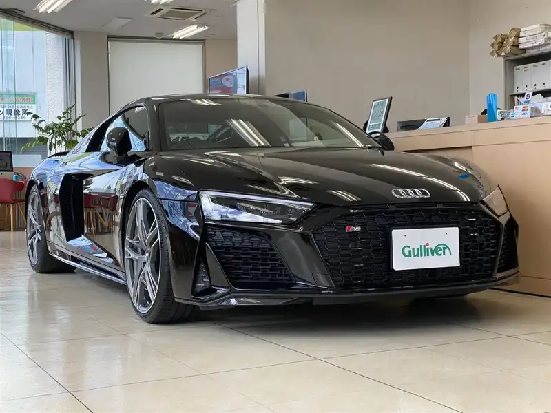 カタログ画像：Ｒ８スパイダー（R8 SPYDER） Ｖ１０ パフォーマンス ５．２ＦＳＩクワトロＳトロニック 2020年10月 7BA-4SDMWF 5200cc ミトスブラックメタリック メイン