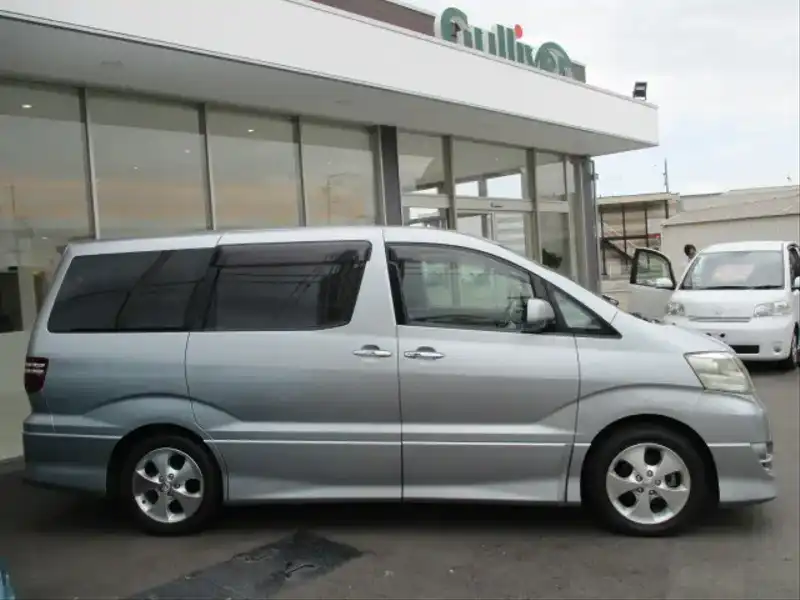 カタログ画像：アルファードＧ（ALPHARD G） ＭＳ リミテッド・デュアルＡＶＮスペシャル 2005年9月 TA-MNH15W 3000cc グレーメタリック 燃費8.6km / l  外装