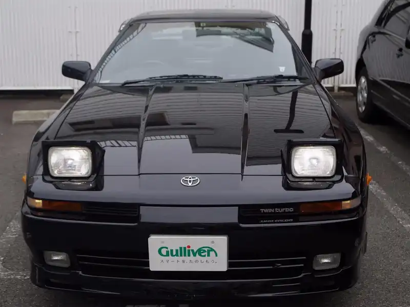 カタログ画像：スープラ（SUPRA） ＧＴツインターボ エアロトップ エレクトロニクス仕様 1986年6月 E-GA70 2000cc フロント