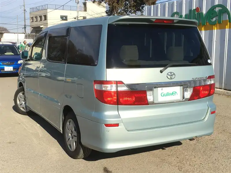 10016752 | カタログ画像：アルファードＶ（ALPHARD V） ＡＸ Ｌエディション 2004年2月 CBA-ANH15W 2400cc ライトグリーンマイカメタリック バック