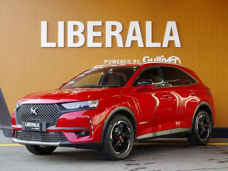 カタログ画像：ＤＳ７クロスバック（DS7 CROSSBACK） パフォーマンスライン 2019年4月 ABA-X745G06 1600cc ルージュ アルティメット 燃費14.7km / l フロント