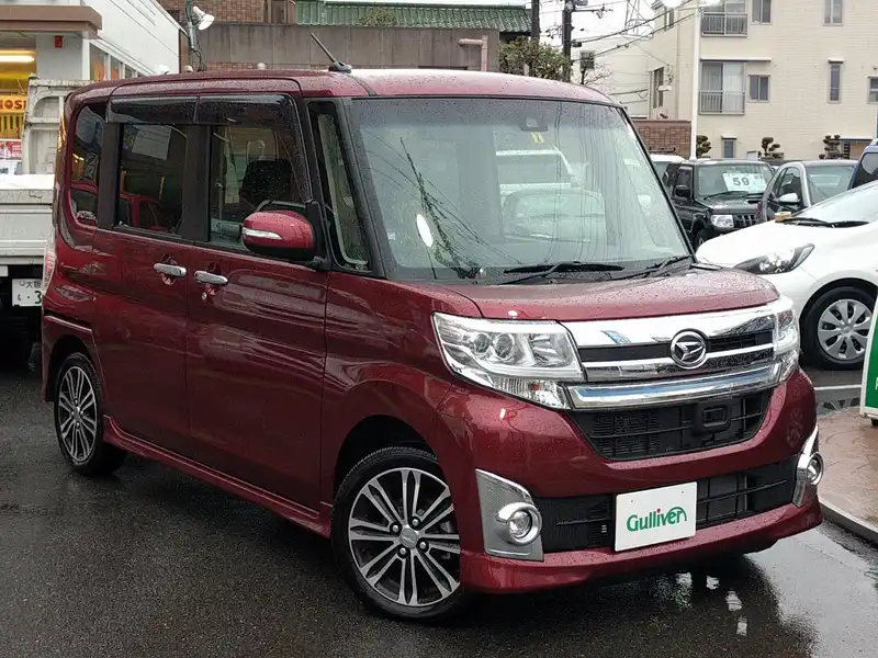 カタログ画像：タント（TANTO） カスタムＲＳ トップエディションＳＡⅡ 2015年5月 DBA-LA610S 660cc ファイアークォーツレッドメタリック 燃費24.6km / l メイン（その他）