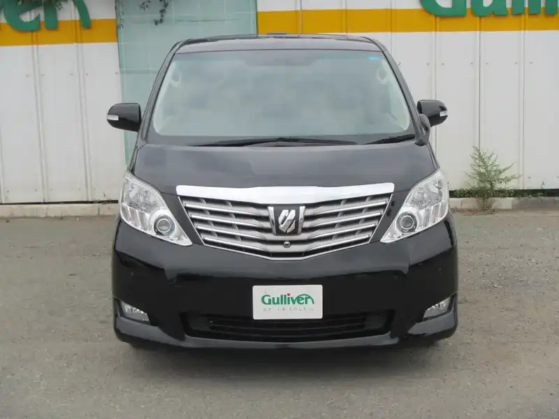 10047821 | カタログ画像：アルファード（ALPHARD） ３５０Ｇ Ｌパッケージ 2008年5月 DBA-GGH25W 3500cc ブラック フロント