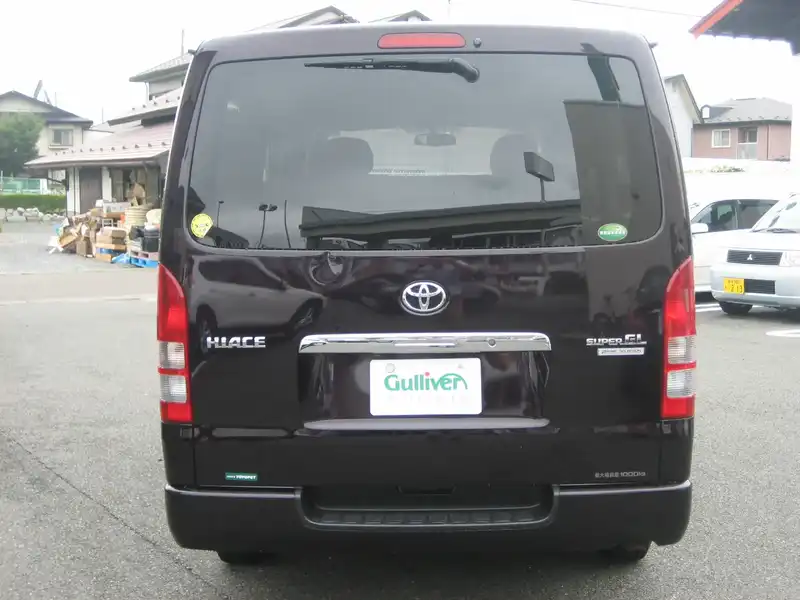 カタログ画像：ハイエースバン（HIACE VAN） スーパーＧＬ プライムセレクション 2012年11月 CBF-TRH200V 2000cc ブラックマイカ 燃費9.2km / l バック