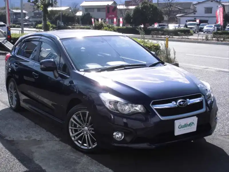 カタログ画像：インプレッサスポーツ（IMPREZA SPORTS） ２．０ｉ 2011年12月 DBA-GP7 2000cc オブシディアンブラック・パール 燃費15.8km / l メイン