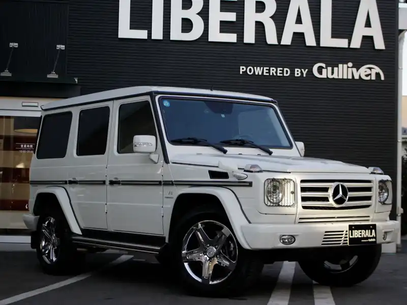 カタログ画像：Ｇクラス（G-CLASS） Ｇ５５ ＡＭＧロング 2010年3月 ABA-463270 5500cc カルサイトホワイト（Ｓ） メイン