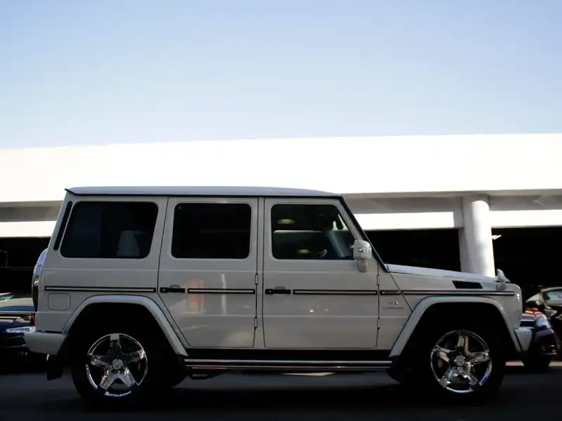 カタログ画像：Ｇクラス（G-CLASS） Ｇ５５ ＡＭＧロング 2010年3月 ABA-463270 5500cc カルサイトホワイト（Ｓ） 外装