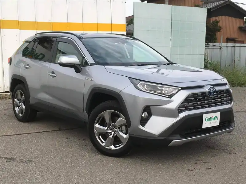 カタログ画像：ＲＡＶ４（RAV4） ハイブリッドＧ 2019年10月 6AA-AXAH54 2500cc シルバーメタリック 燃費20.6km / l メイン