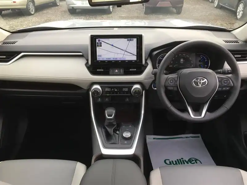 カタログ画像：ＲＡＶ４（RAV4） ハイブリッドＧ 2019年4月 6AA-AXAH54 2500cc シルバーメタリック 燃費20.6km / l 内装