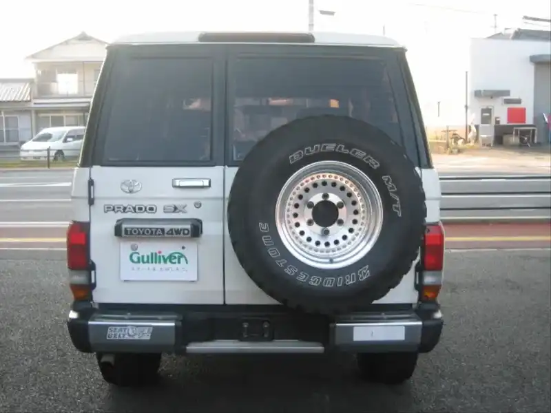 1005595 | カタログ画像：ランドクルーザープラド（LAND CRUISER PRADO） ４ドア プラドＳＸワイド 1993年5月 Y-KZJ78W 3000cc バック