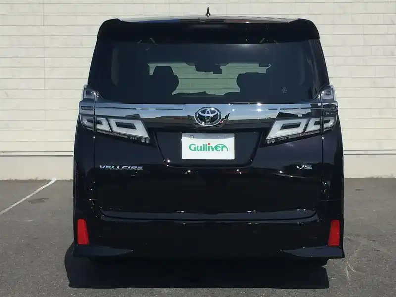 カタログ画像：ヴェルファイア（VELLFIRE） ２．５Ｚ サイドリフトアップチルトシート装着車 2020年1月 3BA-AGH30W 2500cc ブラック 燃費10.6km / l バック