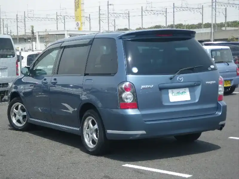 10019363 | カタログ画像：ＭＰＶ（MPV） エアロリミックス 2004年4月 LA-LW3W 2300cc レイザーブルーメタリック バック