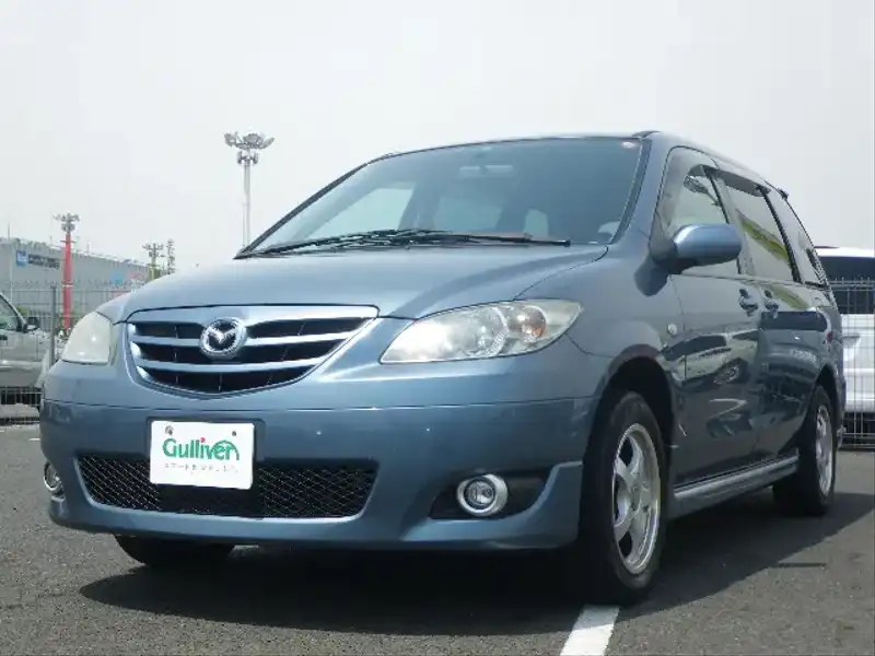 カタログ画像：ＭＰＶ（MPV） エアロリミックス 2004年9月 CBA-LW3W 2300cc レイザーブルーメタリック 燃費11.6km / l  外装