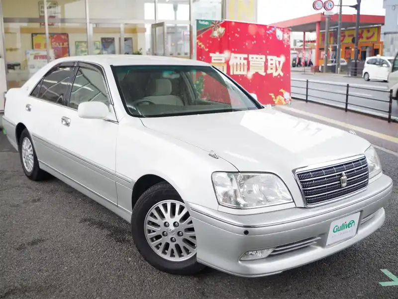 カタログ画像：クラウン（CROWN） ロイヤルサルーン 2001年8月 TA-JZS171 2500cc スーパーホワイトII 燃費11.6km / l  メイン（その他）