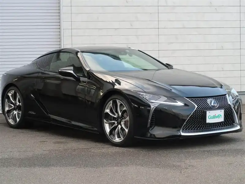 カタログ画像：ＬＣ（LC） ＬＣ５００ｈ Ｓパッケージ 2018年8月 DAA-GWZ100 3500cc ブラックorグラファイトブラックガラスフレーク 燃費15.8km / l メイン