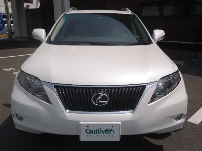 カタログ画像：ＲＸ（RX） ＲＸ３５０ バージョンＬ 2011年6月 DBA-GGL15W 3500cc ホワイトパールクリスタルシャイン 燃費9.4km / l  フロント