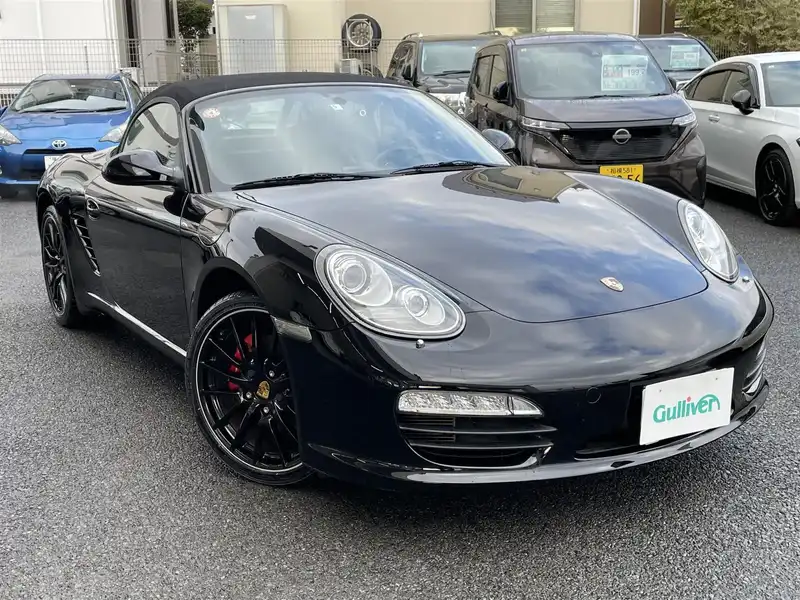 カタログ画像：ボクスター（BOXSTER） ボクスターＳブラックエディション 2011年6月 ABA-987MA121 3400cc ブラック メイン（その他）